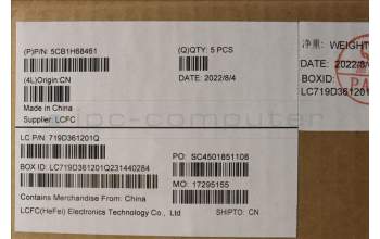 Lenovo 5CB1H68461 COVER Upper Case ASM_UKE L82RD SG RGB
