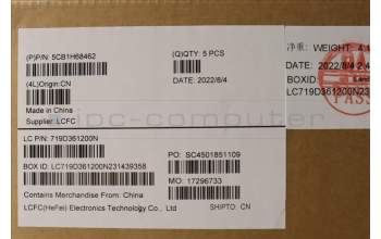 Lenovo 5CB1H68462 COVER Upper Case ASM_USA ENG L82RD SGRGB