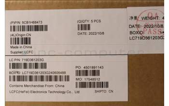 Lenovo 5CB1H68473 COVER Upper Case ASM_KOR L82RD SG RGB