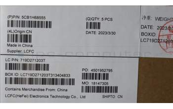 Lenovo 5CB1H68555 COVER Upper Case ASM_LA SPA L82R3 AB_NFP