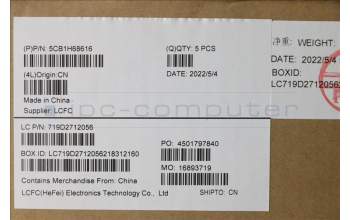 Lenovo 5CB1H68616 COVER Upper Case ASM_POR L82R3 CG_NFP