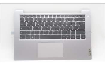 Lenovo 5CB1H68622 C-Cover with keyboard, French, Cloud Grey, Non-Fingerprint, US