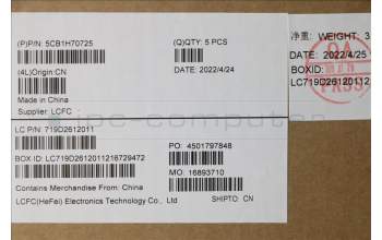 Lenovo 5CB1H70725 COVER Upper Case ASM_HBW L82R4 NFPCG