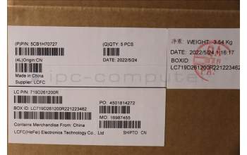Lenovo 5CB1H70727 COVER Upper Case ASM_NORDIC L82R4 NFPCG