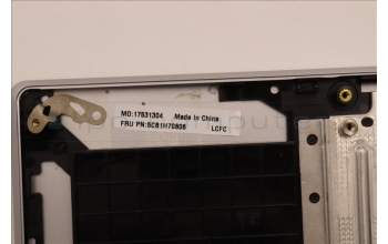 Lenovo 5CB1H70806 C-Cover with keyboard,US English Euro,Cloud Grey