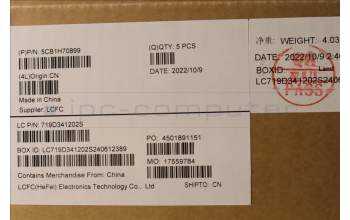 Lenovo 5CB1H70899 COVER Upper Case ASM_BEL L82RG SG W/RGB