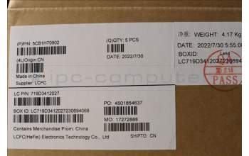 Lenovo 5CB1H70902 COVER Upper Case ASM_CZE/SLKL82RGSGW/RGB