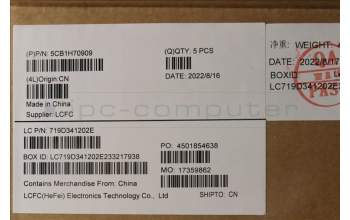 Lenovo 5CB1H70909 COVER Upper Case ASM_GRE L82RG SG W/RGB