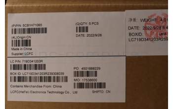 Lenovo 5CB1H71065 COVER Upper Case ASM_SPA L82RG SG W/WH