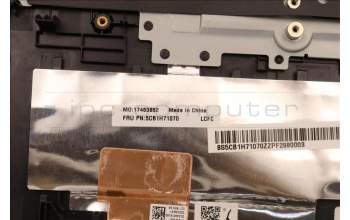 Lenovo 5CB1H71070 COVER Upper Case ASM_UKE L82RG SG W/WH