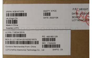 Lenovo 5CB1H71078 COVER Upper Case ASM_ENG L82RG ST W/BU