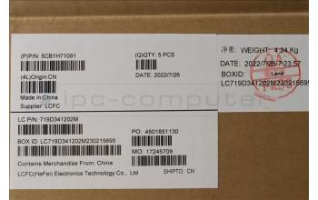 Lenovo 5CB1H71091 COVER Upper Case ASM_KOR L82RG ST W/BU