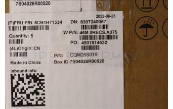 Lenovo 5CB1H71534 COVER Upper Case ASM_USA ENG W82R9 CG BL