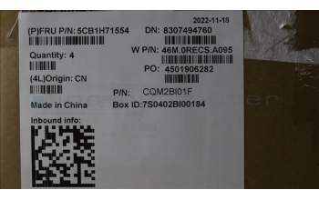 Lenovo 5CB1H71554 COVER Upper Case ASM_NORDIC W 82R9 CG BL