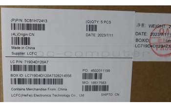 Lenovo 5CB1H72413 COVER Upper Case ASM_ENG L82RM AB_FP