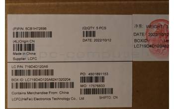 Lenovo 5CB1H72696 COVER Upper Case ASM_SPA L82RM AG_FP_BL