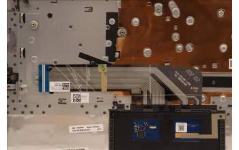 Lenovo 5CB1H72701 C-Abdeckung mit Tastatur, Englisch (GB), arktisgrau, Hintergrundbeleuchtung, Fingerabdruckleser