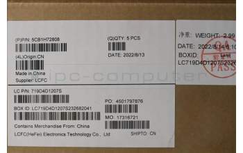 Lenovo 5CB1H72808 COVER Upper Case ASM_GER L82RM MB_FP_BL