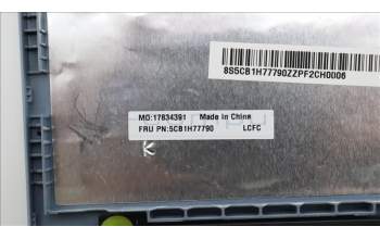 Lenovo 5CB1H77790 COVER Upper Case ASM_GER L82RM MB_NFP