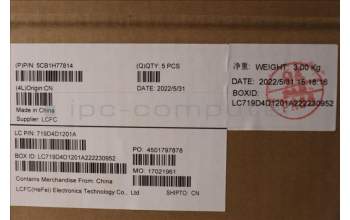 Lenovo 5CB1H77814 COVER Upper Case ASM_ENG L82RM MB_NFP_BL