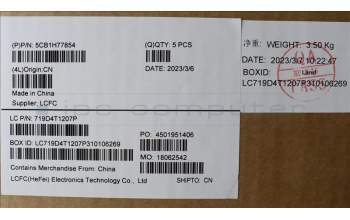 Lenovo 5CB1H77854 COVER Upper Case ASM_ARA L82RK FP AB BL