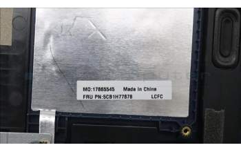 Lenovo 5CB1H77878 C-Cover with keyboard,Spanish,Abyss Blue,Backlight,FingerPrint