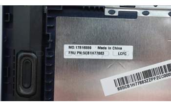Lenovo 5CB1H77883 C-Abdeckung mit Tastatur, Englisch (GB), tiefblau, Hintergrundbeleuchtung, Fingerabdruckleser