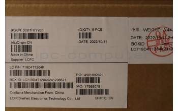 Lenovo 5CB1H77933 COVER Upper Case ASM_ITA L82RK FP AG BL