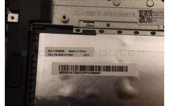 Lenovo 5CB1H77937 COVER Upper Case ASM_NORDIC L82RK FPAGBL