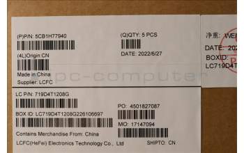 Lenovo 5CB1H77940 COVER Upper Case ASM_SLV L82RK FP AG BL