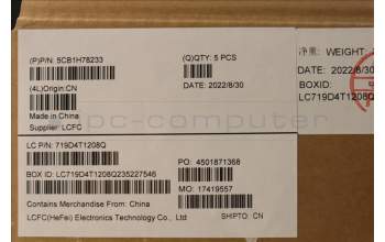 Lenovo 5CB1H78233 COVER Upper Case ASM_ITA L82RK NFP AB N