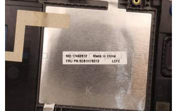 Lenovo 5CB1H78313 COVER Upper Case ASM_NORDIC L82RK NFPAGN