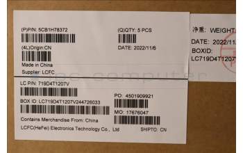 Lenovo 5CB1H78372 COVER Upper Case ASM_GER L82RK NFP MB N