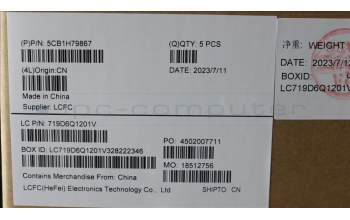 Lenovo 5CB1H79867 COVER Upper Case ASM_TC L82RE SG RGB