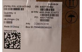 Lenovo 5CB1H79942 COVER Upper Case ASM_UKE W 82R7 CG BL