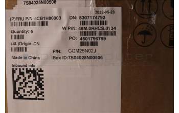 Lenovo 5CB1H80003 COVER Upper Case ASM_ENG W 82R7 SB BL