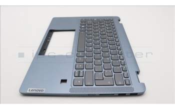 Lenovo 5CB1H80007 C-Cover with keyboard, Spanish, Stone Blue, Backlight, UK
