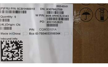 Lenovo 5CB1H80010 COVER Upper Case ASM_POR W 82R7 SB BL