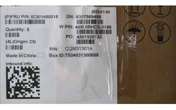 Lenovo 5CB1H80018 COVER Upper Case ASM_ARA W 82R7 SB BL