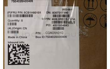 Lenovo 5CB1H80101 COVER Upper Case ASM_CZE/SLK W 82RA SG