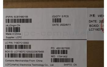 Lenovo 5CB1H80156 COVER Upper Case ASM_ENG L82TU BU_BK