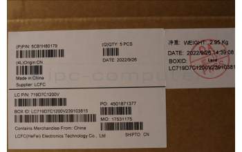 Lenovo 5CB1H80179 COVER Upper Case ASM_UKE L82TU BU_BK