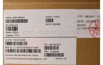 Lenovo 5CB1H80218 COVER UpperCaseASM_CZE/SLKL82TVBU_BK_TEX