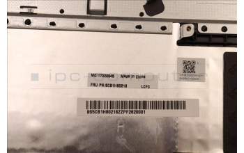 Lenovo 5CB1H80218 COVER UpperCaseASM_CZE/SLKL82TVBU_BK_TEX