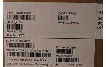 Lenovo 5CB1H80231 COVER Upper Case ASM_JPN L82TV BU_BK_TEX