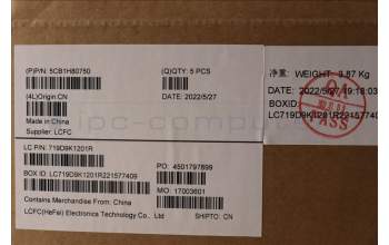 Lenovo 5CB1H80750 COVER Upper Case ASM_SWS L82RL FP AG U