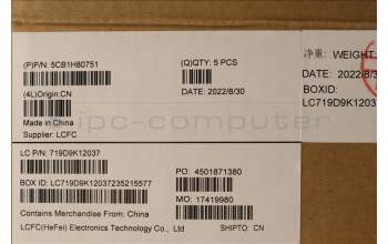 Lenovo 5CB1H80751 COVER Upper Case ASM_EURO ENG L82RLFPAGU