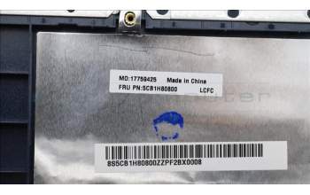 Lenovo 5CB1H80800 COVER Upper Case ASM_RUS L82RL NFP AB U