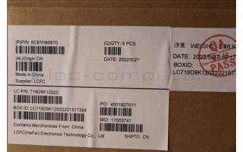 Lenovo 5CB1H80870 COVER Upper Case ASM_NORDIC L82RL NFPAGU