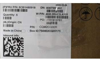 Lenovo 5CB1H80918 COVER Upper Case ASM_SPA W 82R8 CG